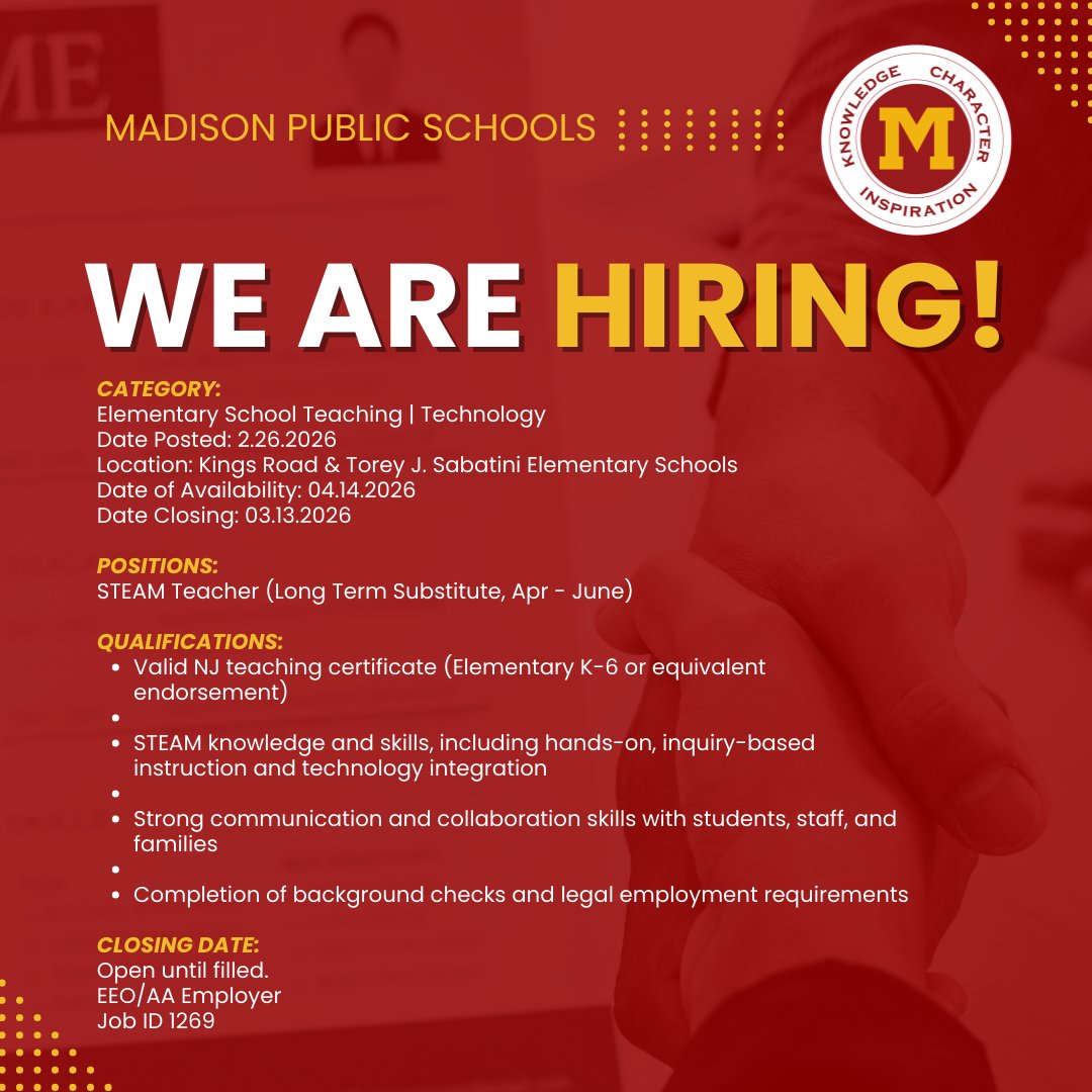 Madison Public Schools tweet media