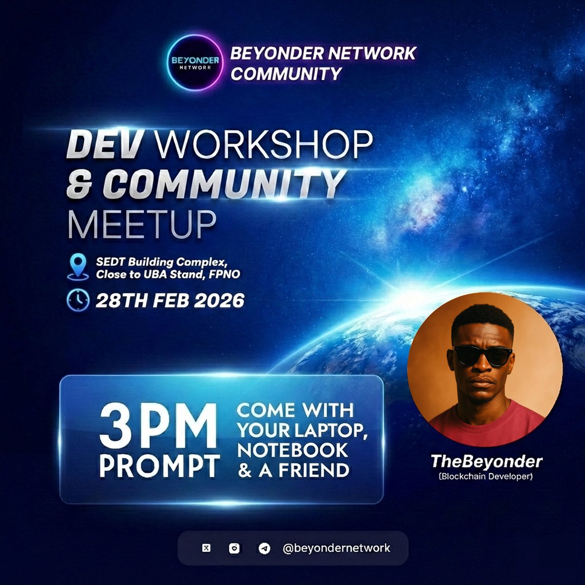 BeyonderNetwork's tweet photo. Last Saturday, we hosted our first-ever Web3 Dev Workshop at Federal Poly Nekede 🚀

We introduced beginners to blockchain, smart contracts &amp; the future of the internet.

Building future Builders &amp; innovators.
Driving #Web3  adoption from the ground up.

@ethereum @ethereumfndn https://t.co/zr0B5tp0uX