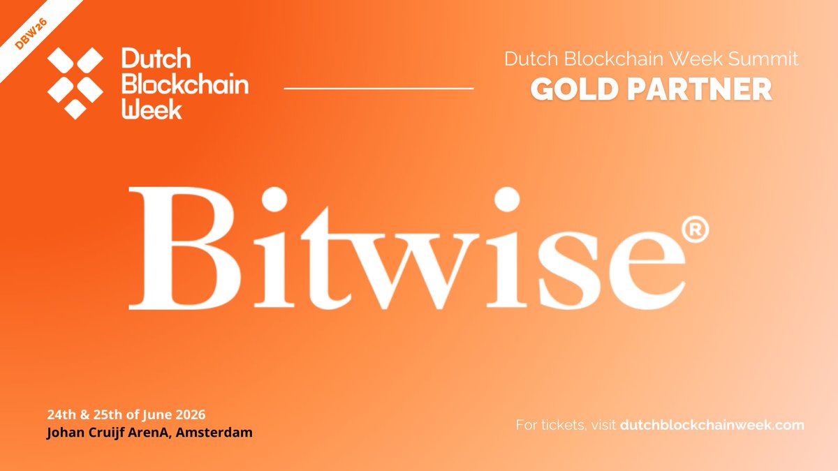 Dutch Blockchain Week tweet media