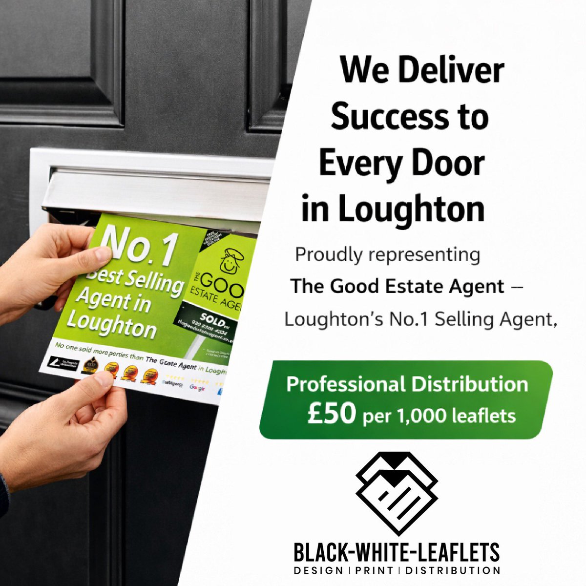 Leaflet_Flyer's tweet photo. Black White Leaflets Advertising Agency is pleased to carry out door-to-door leaflet distribution today for The Good Estate Agent in the Loughton area.
About The Good Estate Agent (Loughton):
The Good Estate Agent is a premier real estate agency in Loughton . https://t.co/fA3igy1wdA