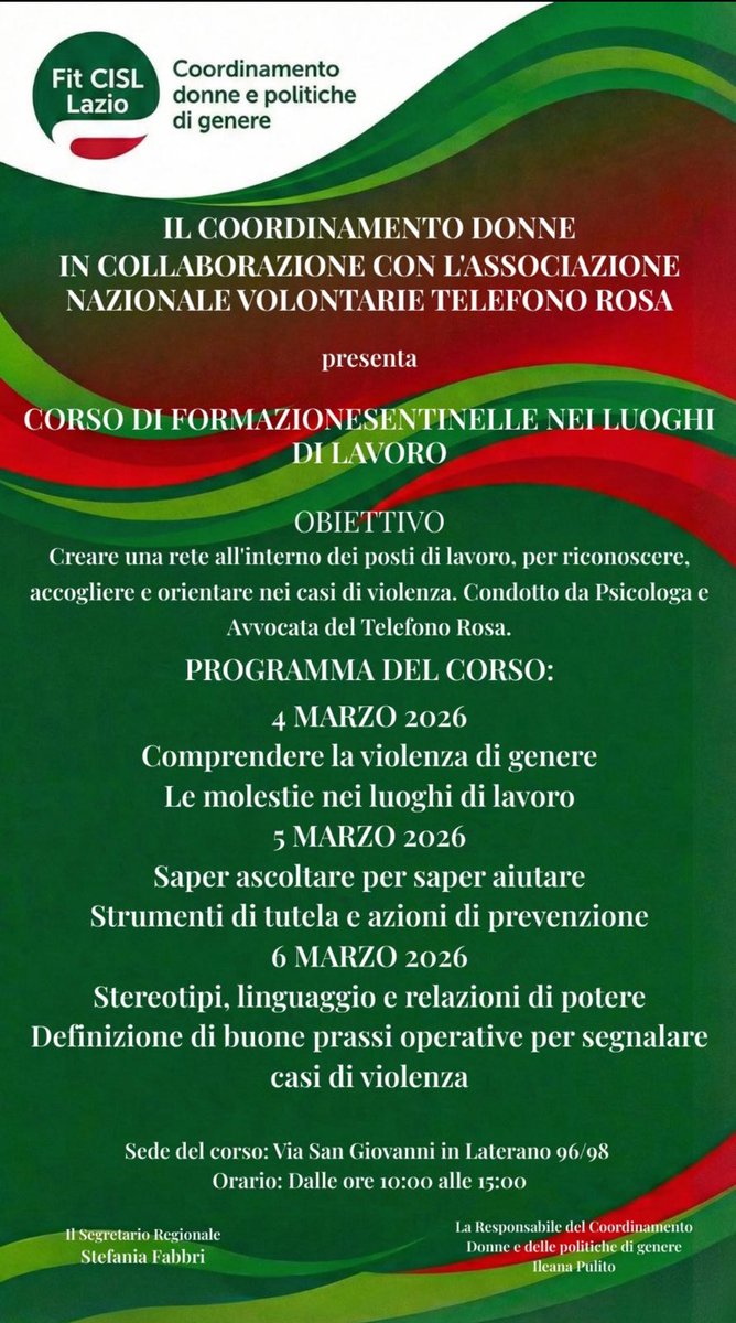 Fit-Cisl Lazio tweet media