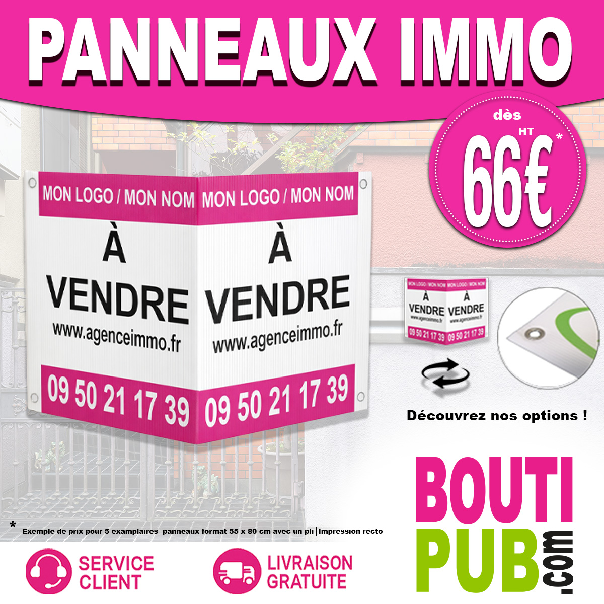 BoutiPub's tweet photo. 🏡 Panneau immobilier double face en V avec rabats – 120 x 80 cm

Le support idéal pour vos panneaux À VENDRE / À LOUER
👉 Commandez votre panneau immo ici :
 https://t.co/X0DWub74h5 https://t.co/F8VPrcYVTn