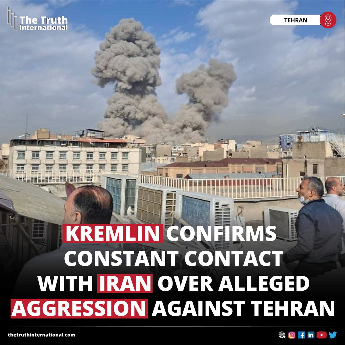 ttimagazine's tweet image. Kremlin Confirms Constant Contact With Iran Over Alleged Aggression Against Tehran

FOR MORE INFO: thetruthinternational.com/kremlin-confir… 

#Kremlin #Constant #Contact #Iran #Aggression #Tehran #TTI