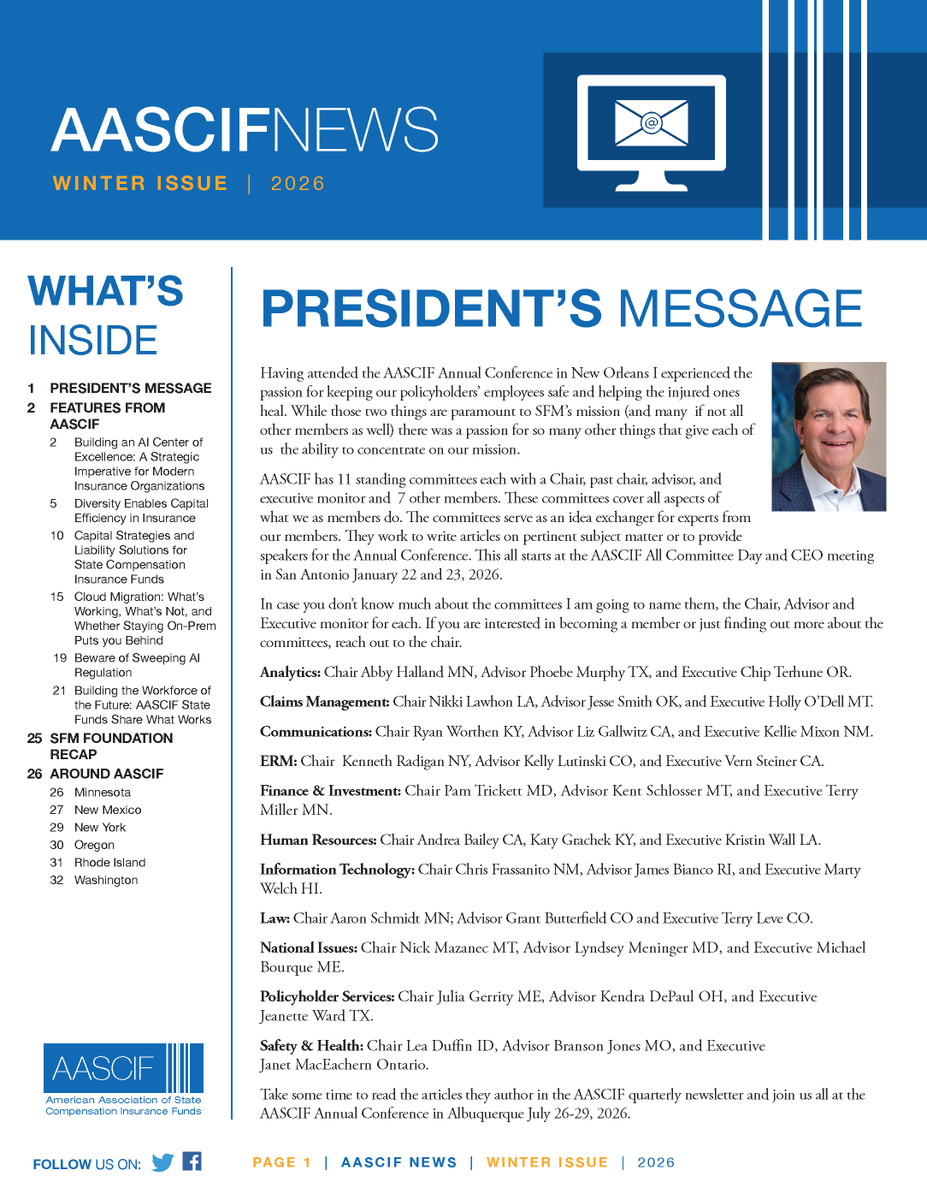 AASCIFunds's tweet photo. 💥AASCIFNews Alert! 
The 2026 Winter issue of AASCIFNews is available - take a moment to check it out!
https://t.co/XWdSYFytr2 https://t.co/yOGkufdyMs