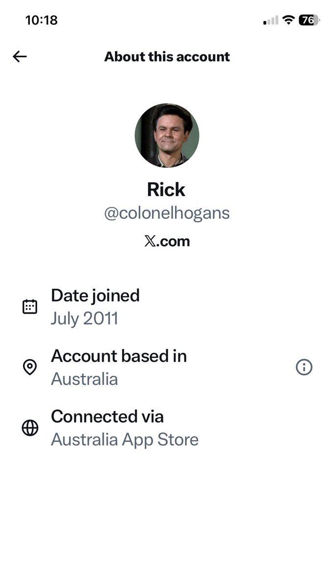 <a href="/colonelhogans/">Rick</a> He’s already spoken to them personally. It appears news is slow getting to you .