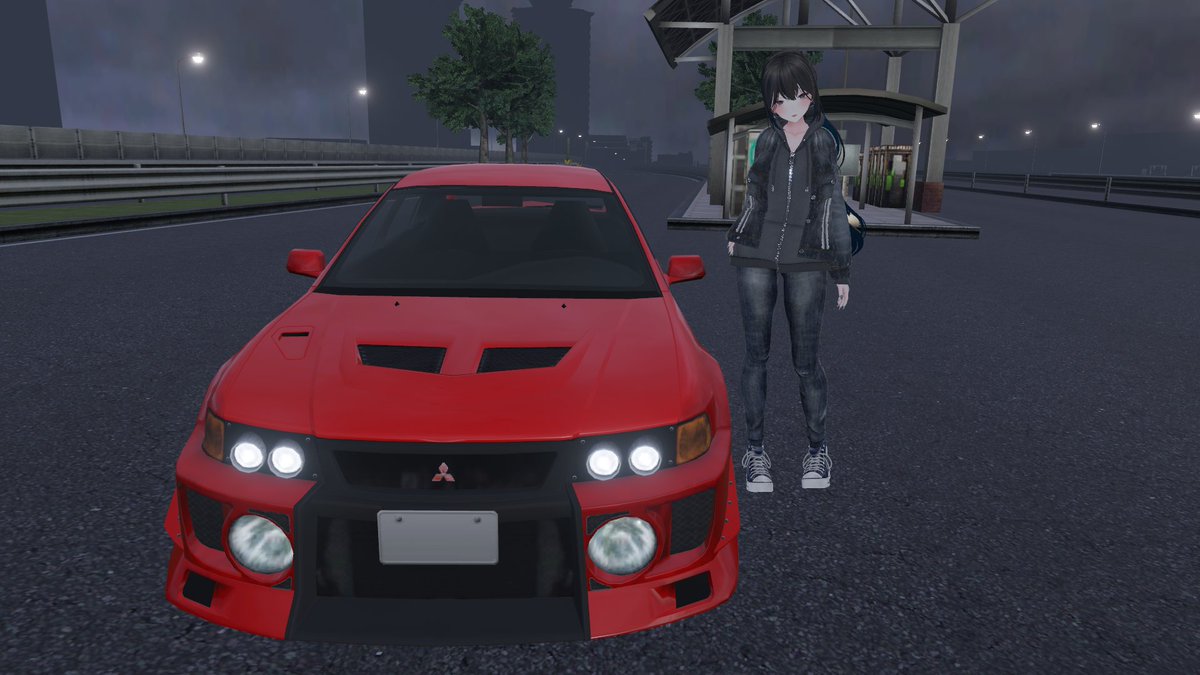 イベントへ行った後は、一人でドライブ～
霧の首都高をEVO5で走ってきた！
せりかちゃんはやっぱ四駆がイメージに合うかな！
MT車運転して少しすっきり～
それでは今日はここまで～
おやすみなしぁ～☆彡