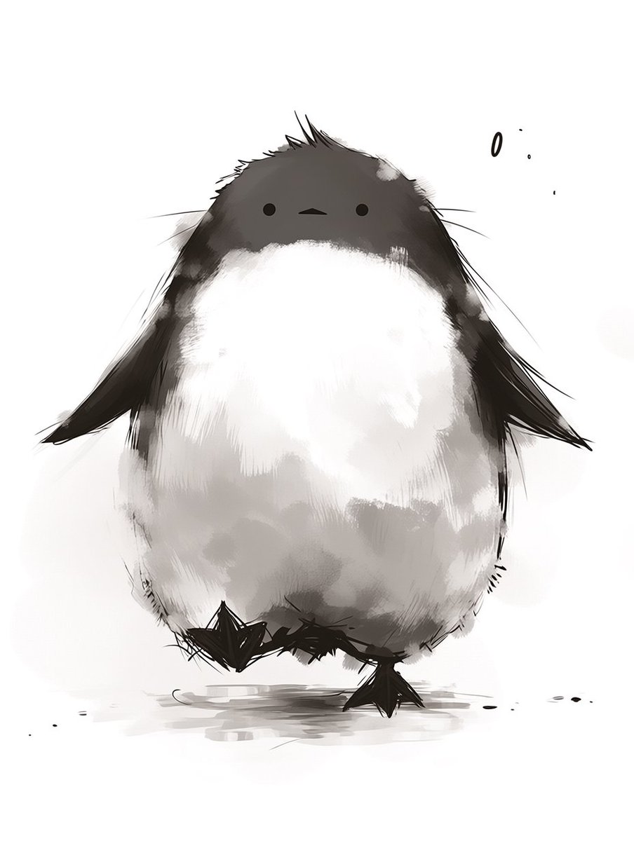 やってみたらこれが出た🐧 これの他は普通にただのペンギンが出ました