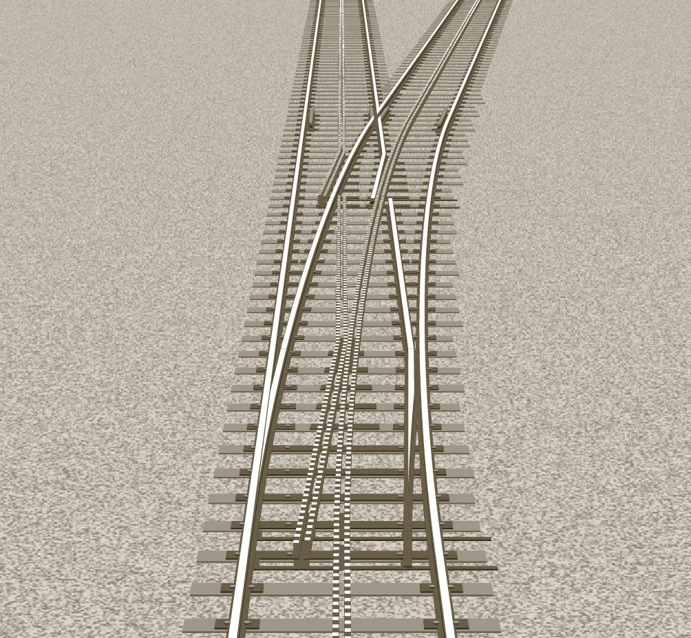 keikei8591's tweet photo. アプト式も様々で「推進力を歯車で伝える方式」では、水平な箇所でも歯車レールが必要。分岐器内にも歯車レールがあり、進路に応じてリードレールと共に複雑に動きます。(…この場合、リードレールって言うのか?)
#分岐器 #アプト式 #railswitch https://t.co/vSLARvg8bf