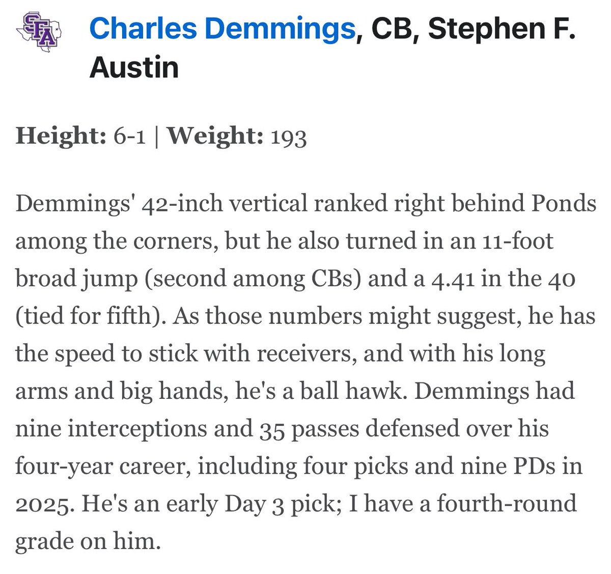 Lumberjack Football tweet media