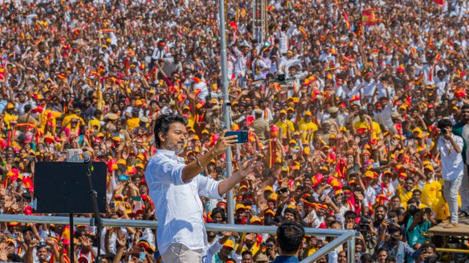 KVFC_Official's tweet photo. DON'T FALL FOR  NEWS CHANNELS NEWS 

A massive media-led attack is being organized against Thalapathy Vijay across News Channels from Tommorow 

Each News Channels have their own Unique political agenda , Planning to Put down Thalapathy Vijay With fake Narratives & Buzz , Ignore / Don't respond to any News Channel post & narratives 

SPREAD MAX !