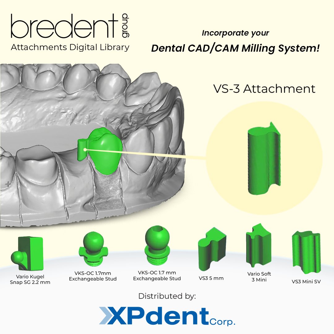 xpdent's tweet image. Bredent Attachments Digital Library 🖥📚🟢🟩

📣 Get 20% OFF  🏷

On selected Bredent Attachment Systems

Use promo code: MSE0326

Learn more on our website 👇
xpdent.com/blog/bredent-d…

#xpdent #bredentgroup #bredent #dentallab #dental3dprinting
