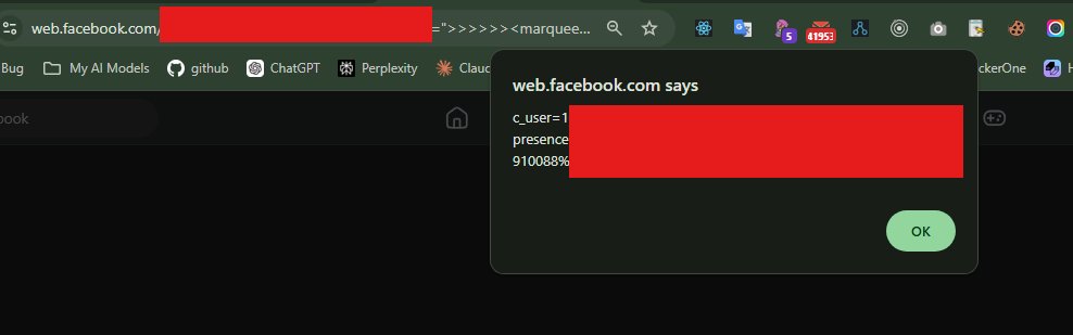 Boom 💥 Found an XSS on Facebook.
#bugbountytips #xss