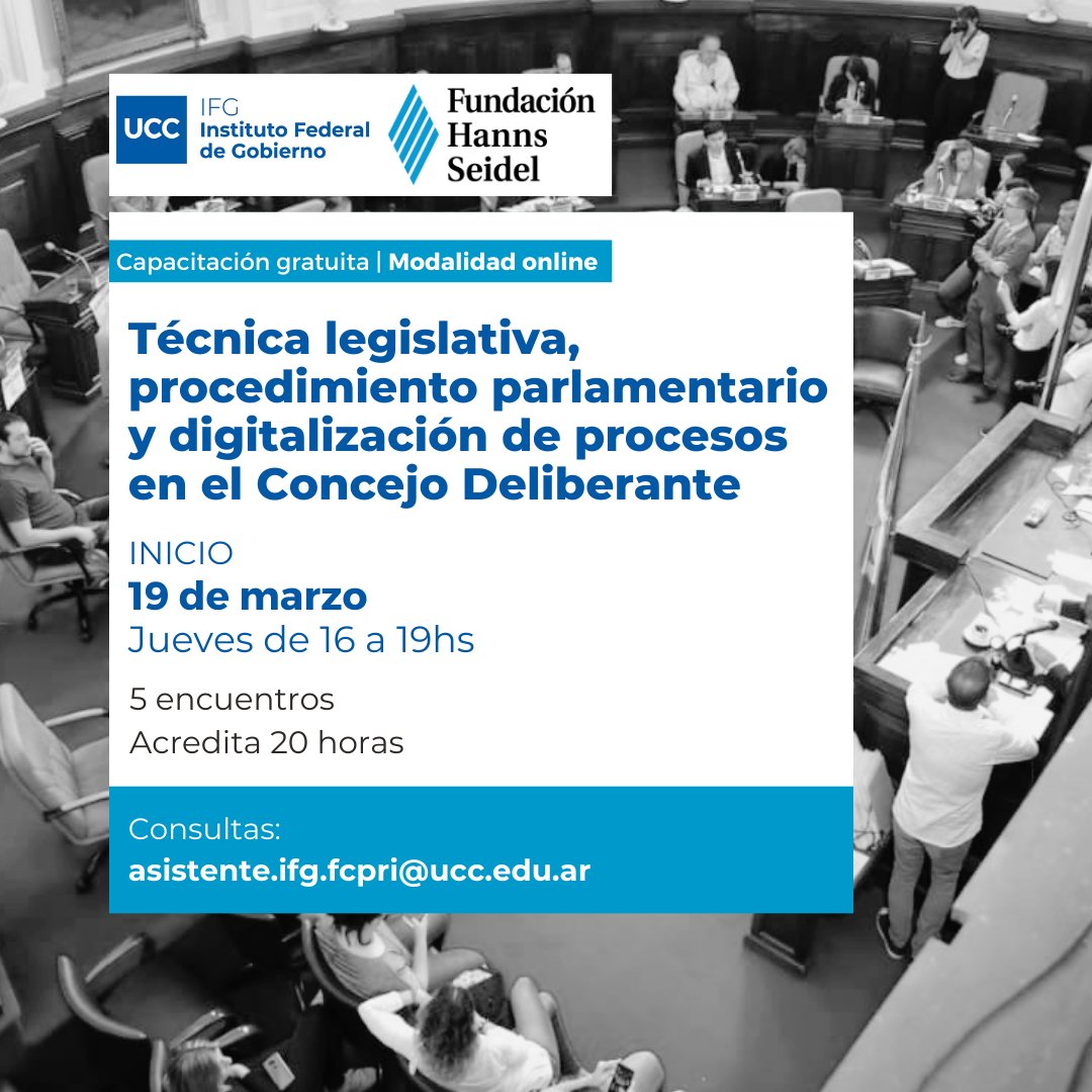 Instituto Federal de Gobierno UCC tweet media