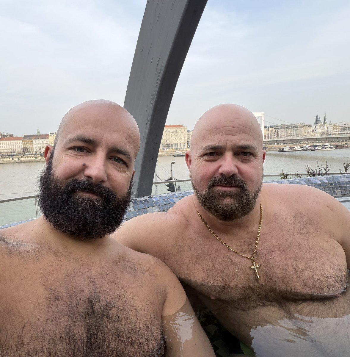 Les bains de Rudas à Budapest…