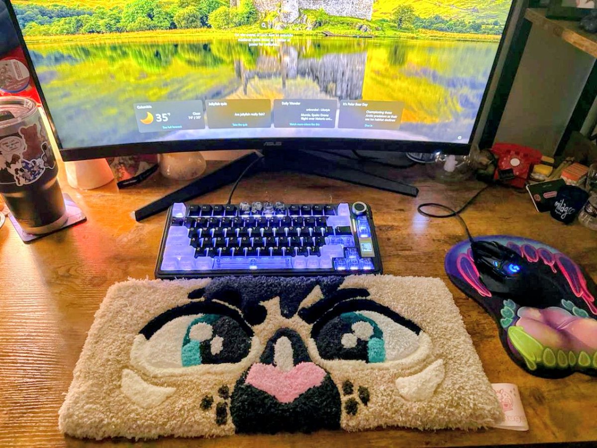 Hello everyone 👋 
Keyboard rug received by Zero❤️🦘