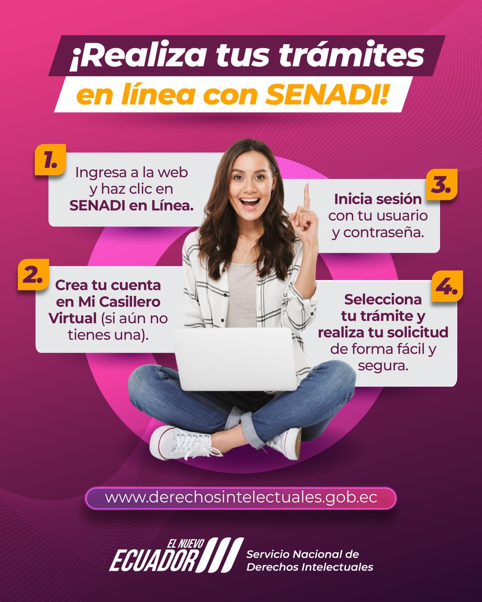 Servicio Nacional de Derechos Intelectuales 🇪🇨 tweet media