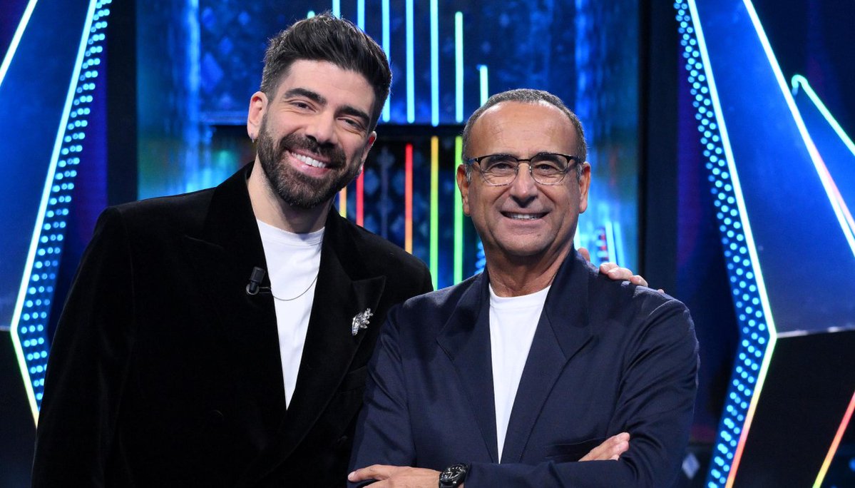 Sabato a #SanremoTop ogni cantante starà sul palco poco meno di 10 minuti... poi ci sarà Frassica e spazio a Niccolò Filippucci e Angelica Bove!
Ci saranno anche <a href="/emastokholma/">ema stokholma</a> con Carolina Rey e Manola Moshlei!