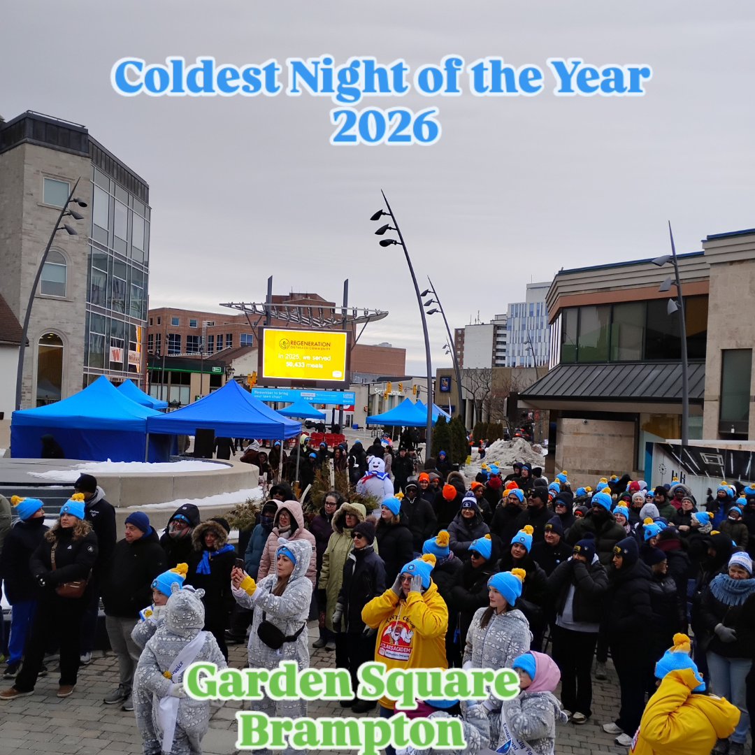 SheppardBret's tweet photo. @bramptonbits @CityBrampton @bramptondtbia highlights from The Coldest Night of the Year 2026. Scenes from @gardensquarebrampton #cnoy #regenerationoutreach https://t.co/YMCWH4paDV