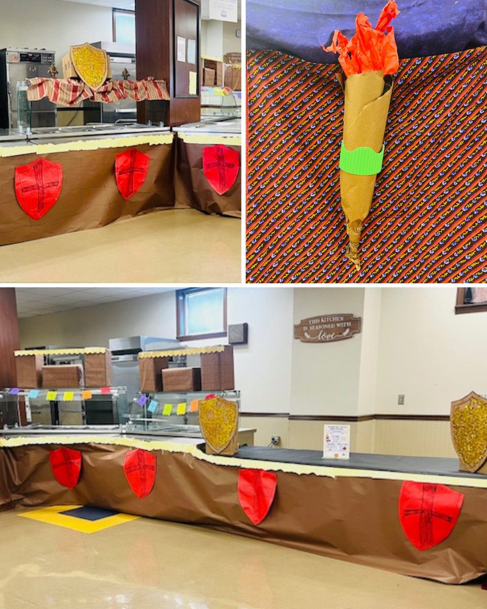 Welcome to the Beverlye Intermediate Kingdom! Day 1 of National School Breakfast Week is here, and our royal quest to find the princess has begun! Students enjoyed French Toast Sticks and Stewed Cinnamon Apples in a cafeteria transformed for the celebration.

📸 Melynda Hendrix