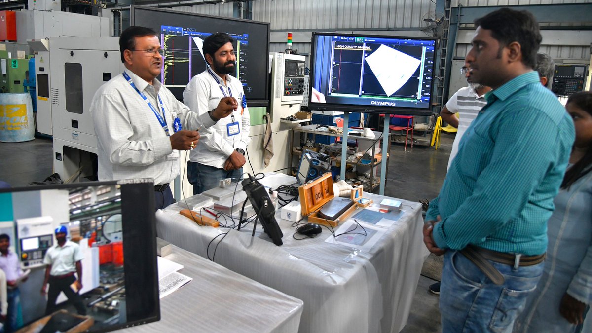 DAEIndia's tweet photo. Curiosity Meets Advanced Science as RRCAT Celebrates #NationalScienceDay: From decoding Raman Effect to exploring Optical Tweezers to cryogenic experiments to advanced firefighting systems, science came alive at #RRCAT of DAE. 1/4

@PMOIndia @DrJitendraSingh https://t.co/14yScBZcBA