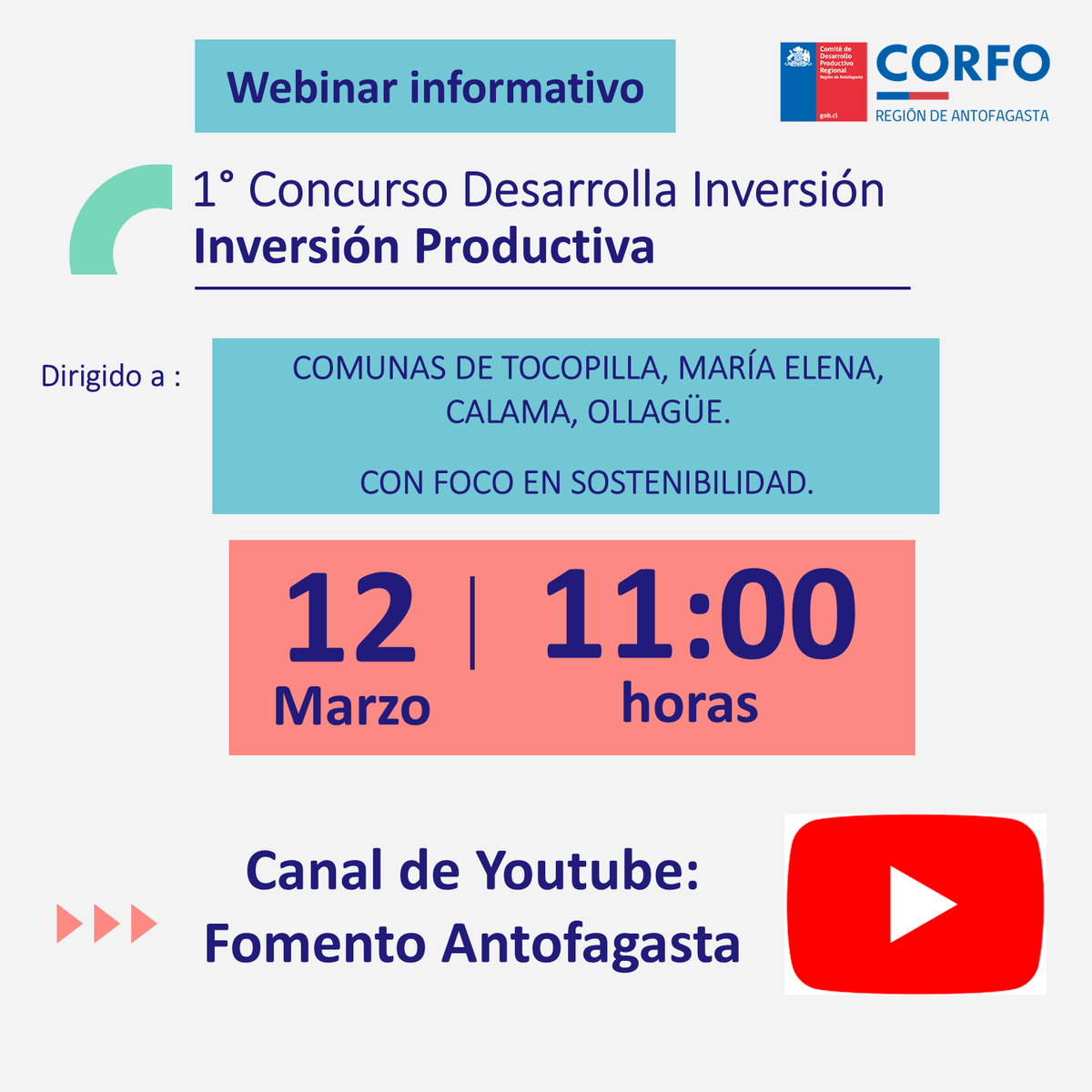 Comité Corfo Antofagasta tweet media