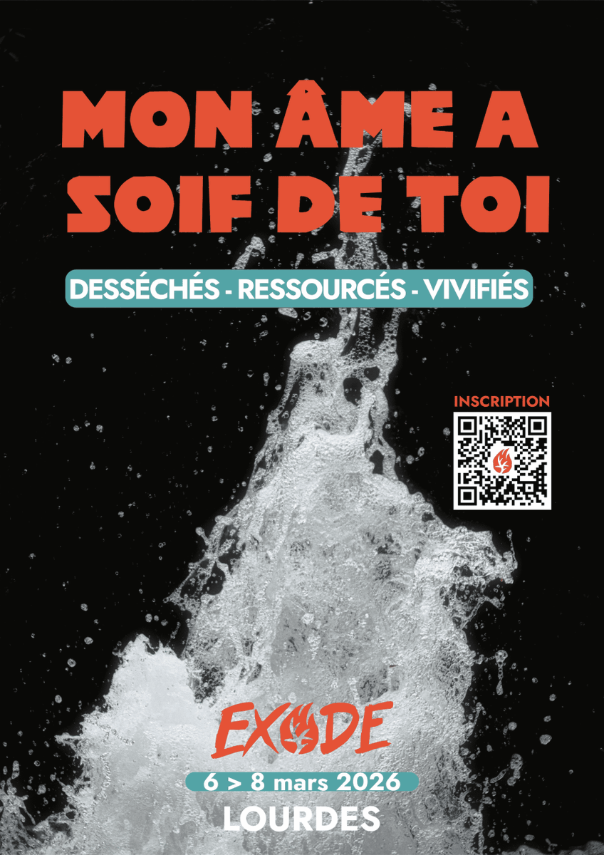 lourdes_france's tweet image. Ce week-end, 1000 jeunes, principalement venus des diocèses du Sud-Ouest de la France, se rassemblent à #Lourdes pour la nouvelle édition de la Session Exode.

En ce temps de Carême, Exode est un chemin spirituel qui conduit du désert à la Source. Exode veut faire expérimenter ce