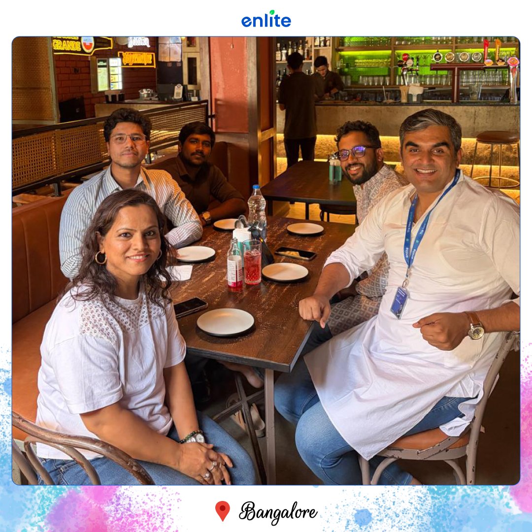 Celebrating Holi across Enlite.

These moments from Mumbai and Bangalore are just a glimpse of the team and spirit that power Enlite across the country. One team, connected by shared purpose and culture.

#Enlite #TeamEnlite #Culture