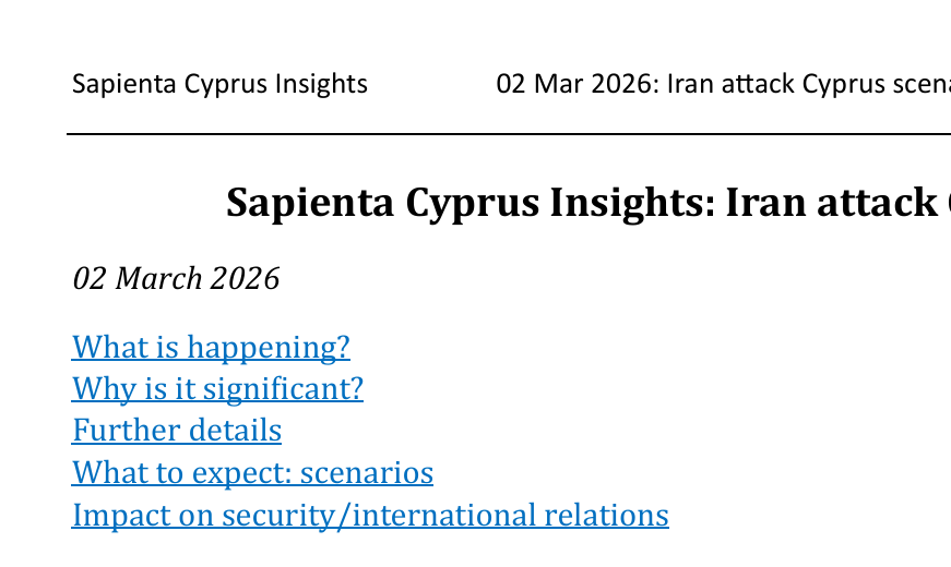 FionaMullenCY's tweet photo. I feel from a couple of Substack unfollows that Cypriots don't like it when you talk about risks. I get it. Cypriots are a highly resilient folk. But sometimes you do have to stare risks in the face + plan. Anyway go buy my stuff. 🤓Discount till tomorrow. https://t.co/0HEK3GRckK https://t.co/WFMb4yEYvR