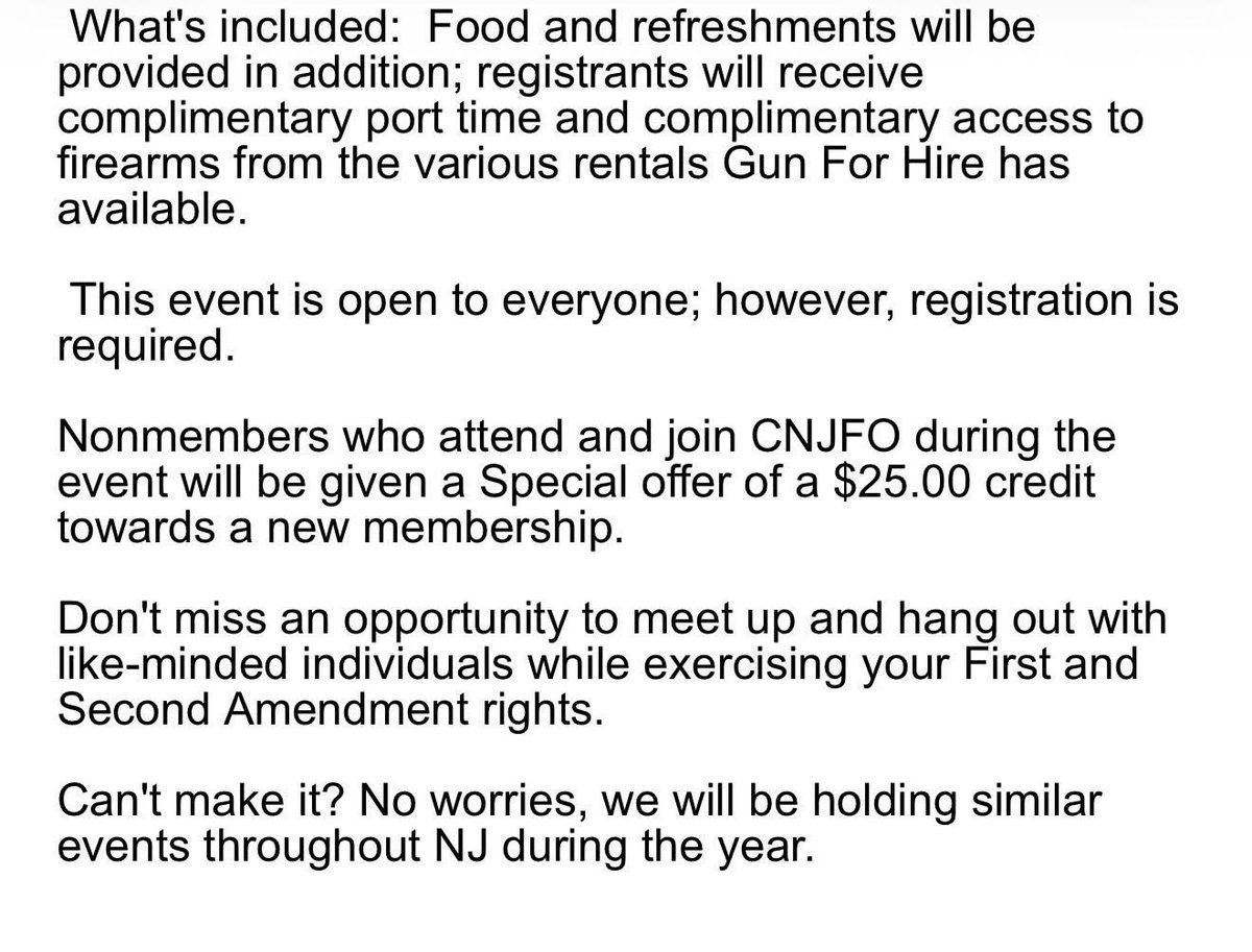 CNJFO-Coalition of New Jersey Firearm Owners tweet media