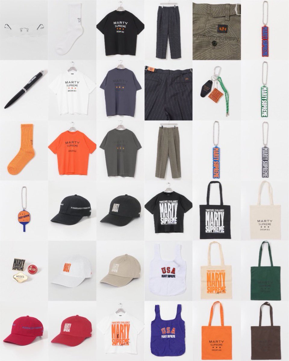 全商品一覧・販売価格】 MARTY SUPREME x URBAN RESEARCH 映画公開を