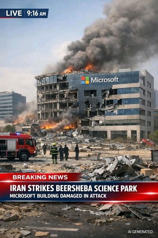 🚨 MICROSOFT SOUS LES MISSILES : LE CŒUR TECHNOLOGIQUE DE BEER SHEVA FRAPPÉ ! 💻🇮🇷

C’est un coup de tonnerre dans le monde de la Tech ce lundi 2 mars 2026 ! La Chaîne 11 israélienne vient de confirmer que les dernières salves de missiles iraniens ont directement impacté le