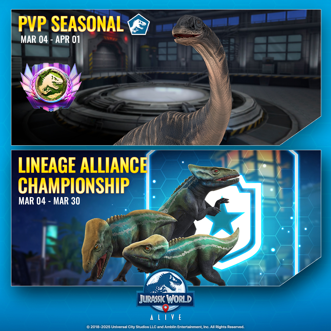 Jurassic World Alive tweet media