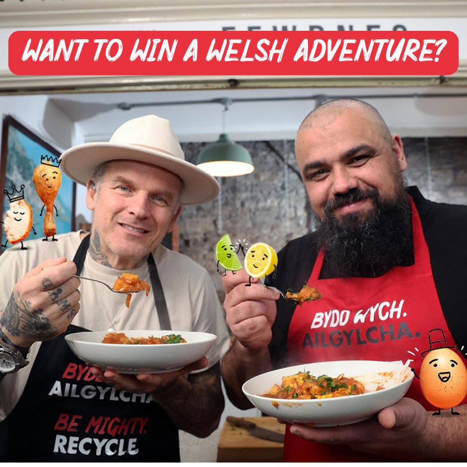 WalesRecycles's tweet photo. We’re launching Be Mighty, a month of activity helping you to make your food + wallet + Wales go further! 🎉 The average household of four still throws away £84 of food every month 😥 

Visit https://t.co/dzGC0HSlC2 to supercharge your food and WIN a Welsh adventure! 🙌 https://t.co/lY4hK1b31X
