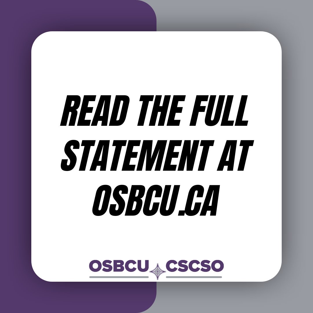 osbcucscso's tweet photo. Ontario’s education unions — including @ETFOeducators @OECTAProv @AEFO_ON_CA @osstf &amp; OSBCU — are calling on Minister Paul Calandra to start bargaining early.
Students can’t wait.
We’re ready. Let’s get to the table.
Link to statement: https://t.co/0enh96muBv https://t.co/IkG5zHg9Ro