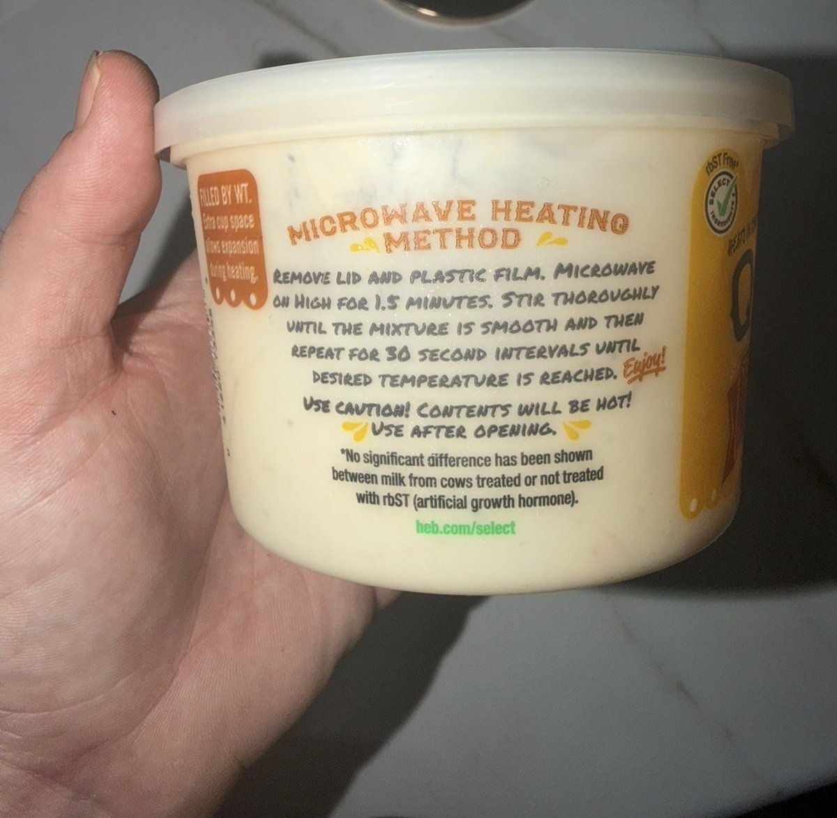 Can’t stop thinking about the fact that HEB says there’s no difference between normal cows and cows juiced with chemicals. No way I’m eating this.