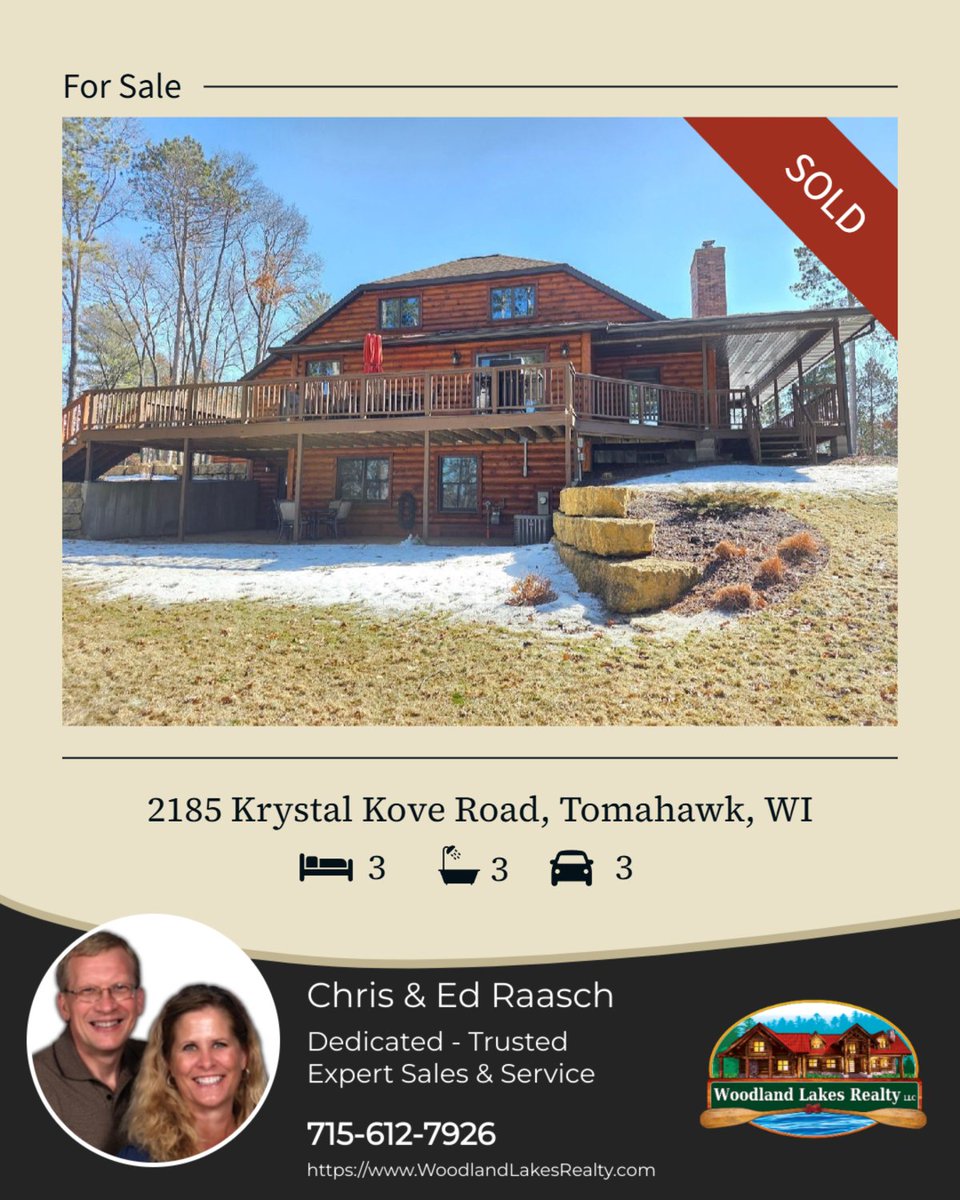 RealEstate54487's tweet photo. 3 bed | 3 bath | 3 car
📍 2185 Krystal Kove Road, Tomahawk, WI

My latest sale on RateMyAgent.

...
#ratemyagent #realestate https://t.co/SzWnl1YvND
