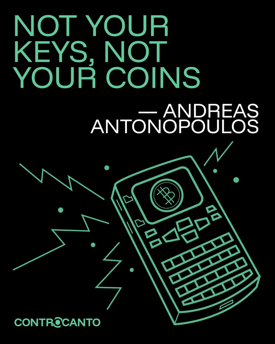 ControcantoUK's tweet photo. @COLDCARDwallet Disagree.

First step, learn how to create and manage your keys.
Then, when your are ready, buy Bitcoin.

This will safe you lots of mistakes most bitcoiners regret. Not just losing funds, but privacy breaches that can compromise your physical security.

And remember... https://t.co/pdbIffaub9