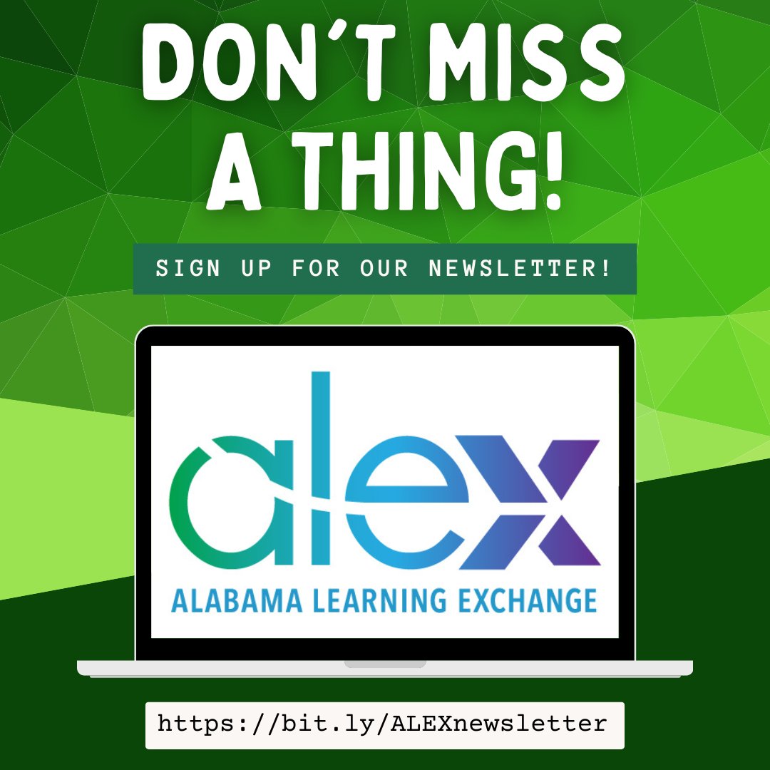 Alabama Learning Exchange 🍎 ALEX tweet media