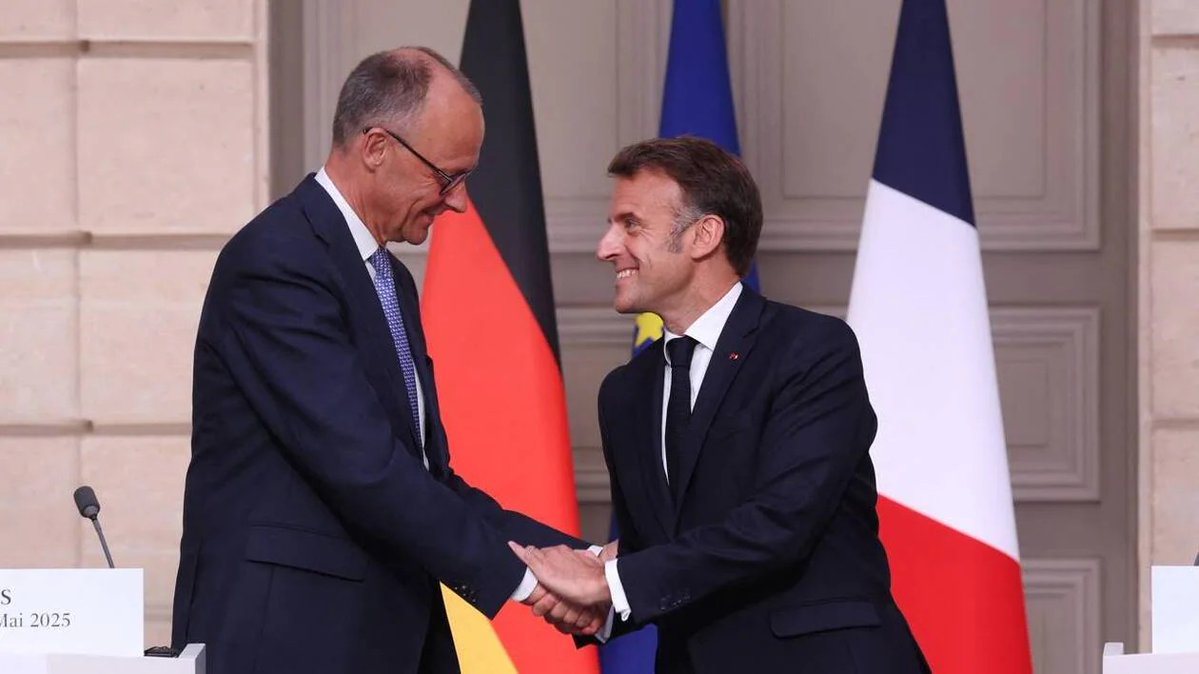❗️ [ 🇫🇷 FRANCE | 🇩🇪 ALLEMAGNE ]

🔸 Friedrich Merz, chancelier allemand, annonce avoir mis en place avec Emmanuel Macron un groupe de pilotage nucléaire pour coordonner les questions de dissuasion.

Ils prévoient des étapes concrètes dès cette année, incluant une participation 