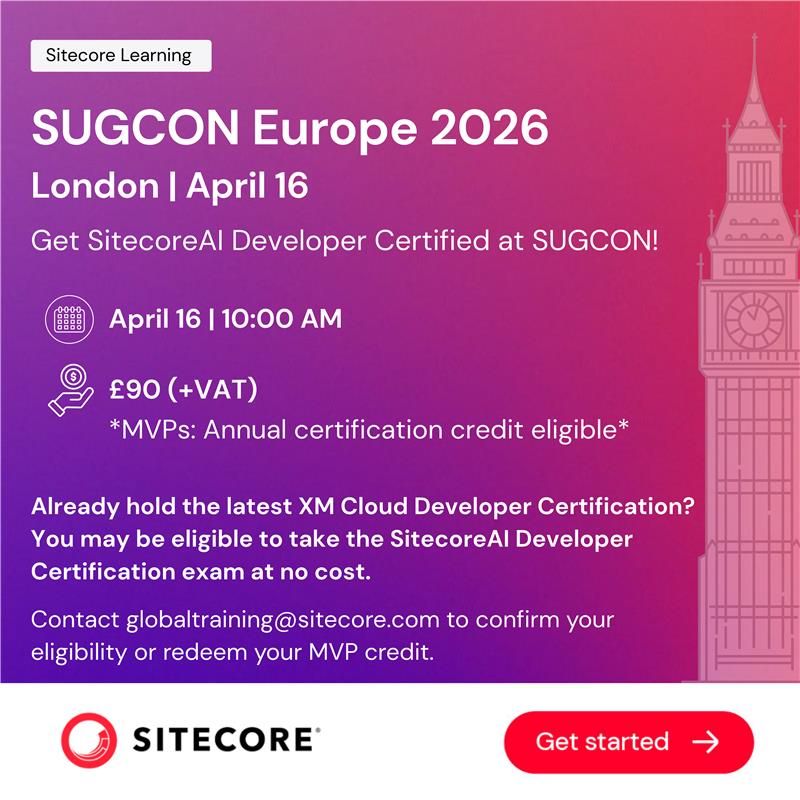 Sitecore Learning tweet media