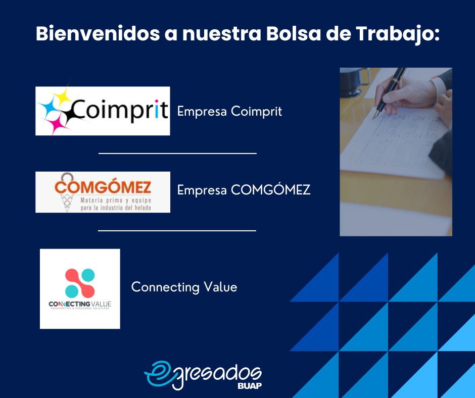 📢 Más empresas vinculadas a la Plataforma de Egresados BUAP 🐺

💻 egresados.buap.mx