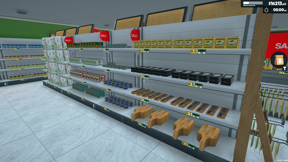 GamesNokta's tweet photo. What's next?

We're also excited to announce that we've been working on DLCs since the last update as mentioned before and we're so close to release 7 DLCs in a couple days which includes:

Bakery, Ice Cream, Vending Machine, Clothing, Electronics, Everyday Essentials and Hardware DLC

#SupermarketSimulator