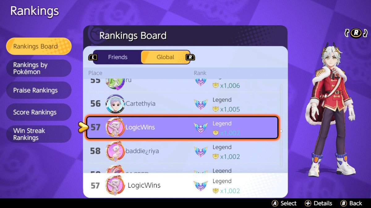 SamuraiBMW's tweet photo. Not bad at all — hit Legend in 66 games and sitting top 57 global right now.

That’s even with getting griefed by those fake Comfey bots a few times and the classic AFK teammates. Still climbing regardless. Good season so far 😮‍🔥 https://t.co/tBHIGV8Vd9