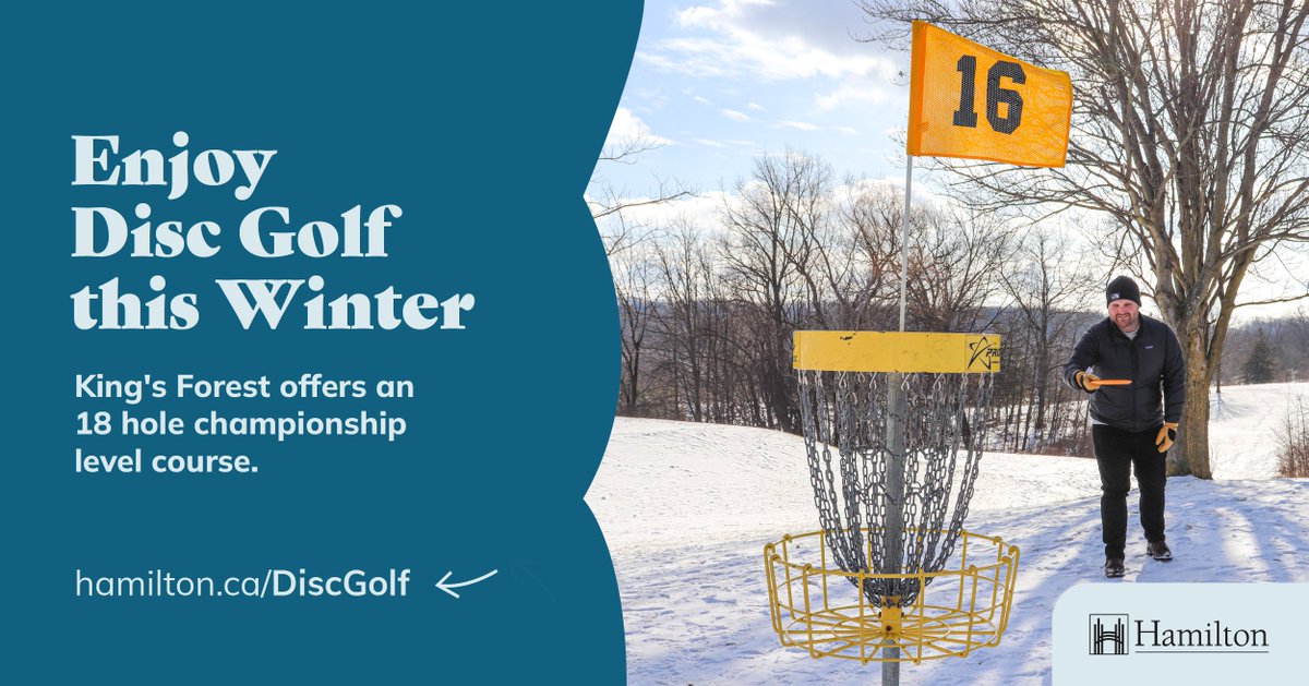 cityofhamilton's tweet image. Check out the #discgolf 18-hole championship level course at King’s Forest Golf Course. Tee times can be purchased 1 week in advance. Call 905-521-3970 to book today! hamilton.ca/discgolf #HamOnt