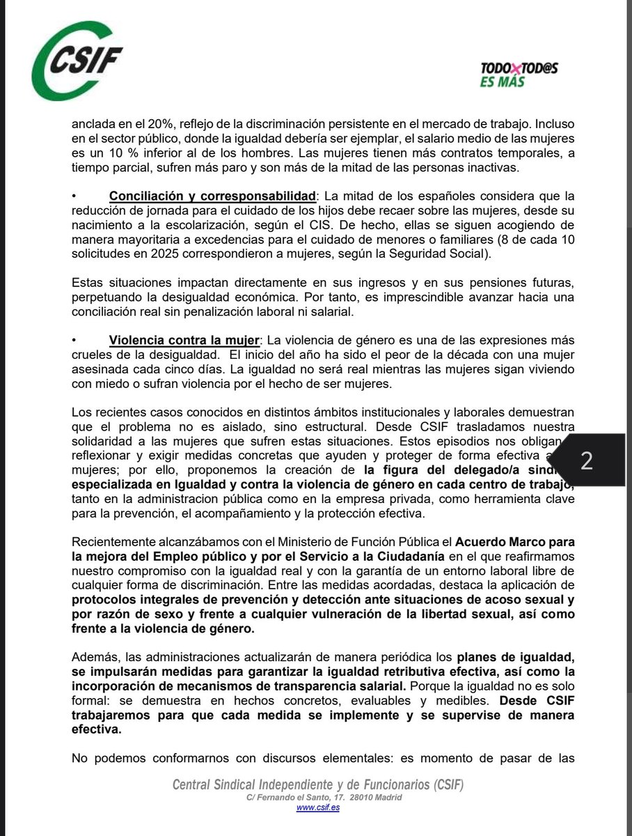 CSIF Ayuntamiento de Madrid tweet media