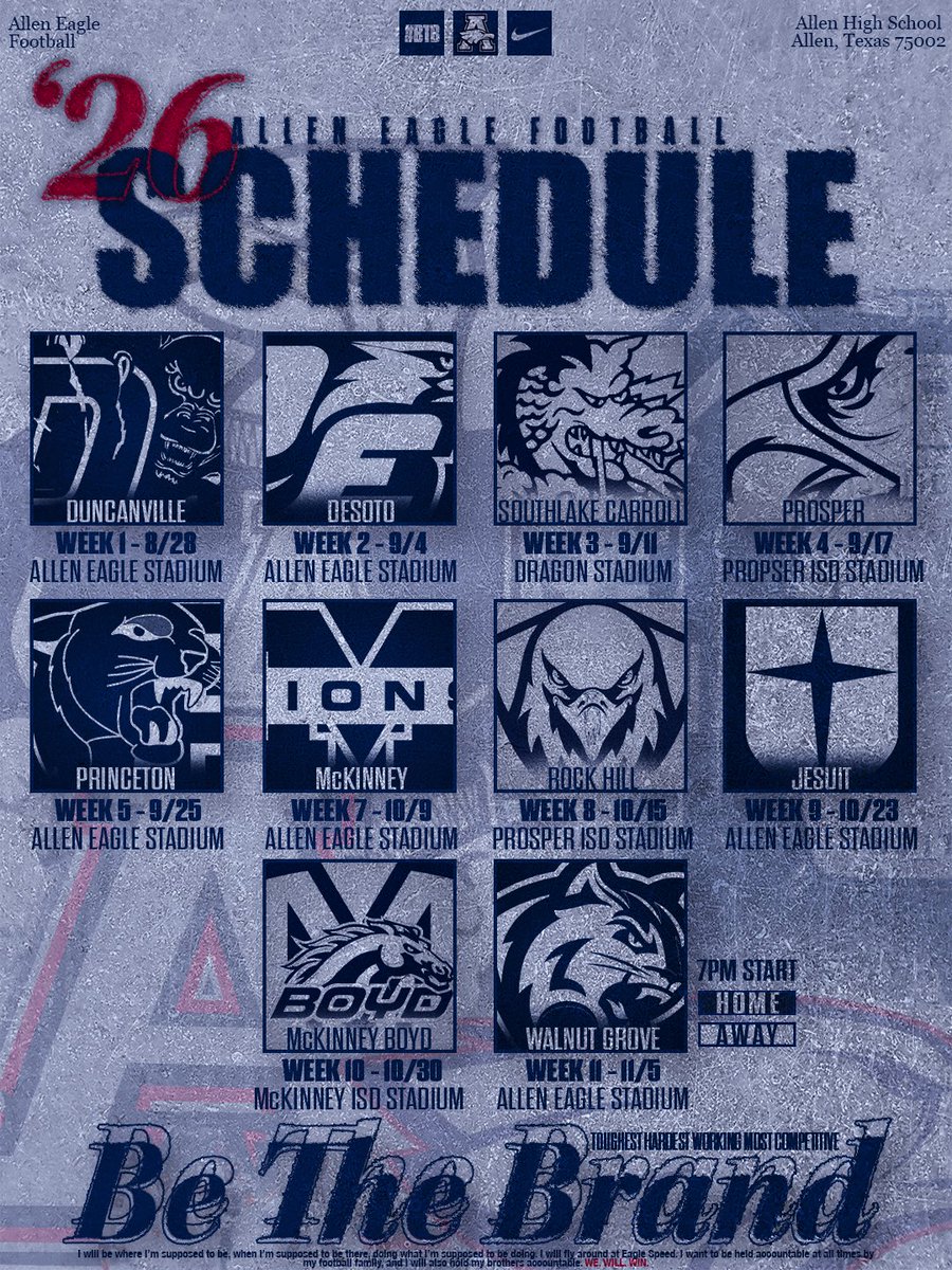 Allen Eagles Football ⭐️⭐️⭐️⭐️⭐️ tweet media