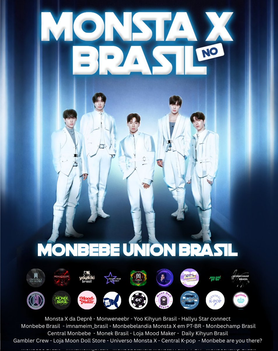 🩷 MONBEBE UNION BRASIL — THE X: NEXUS 💙

União de fanbase, páginas e lojas para organização dos projetos de fã para o show no Brasil. 

Nosso objetivo é fortalecer a união do fandom, criar projetos especiais e proporcionar um momento inesquecível para o MONSTA X e para todos