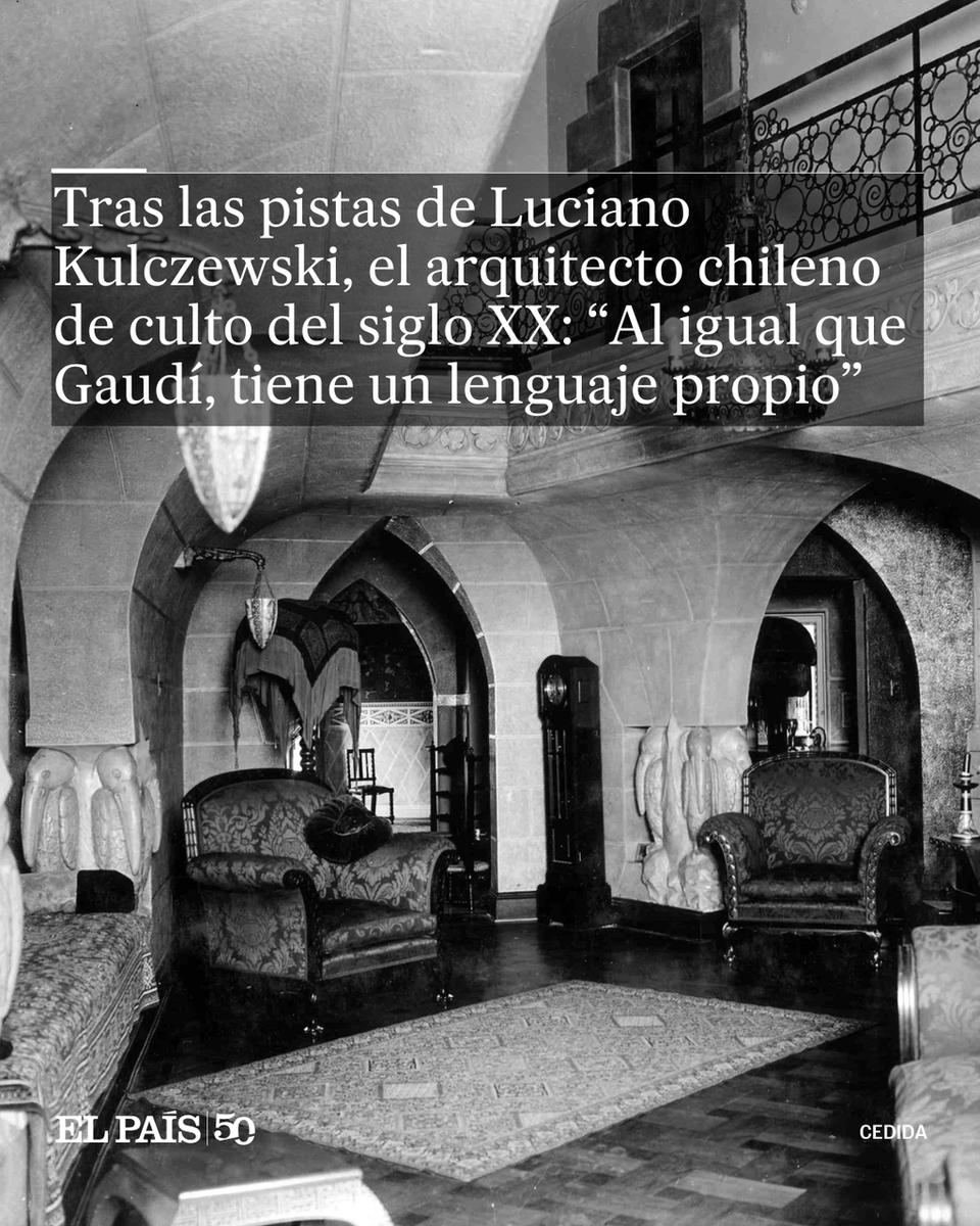 elpais_america's tweet photo. El nombre del arquitecto sigue presente, pero a la vez, su figura y la totalidad de su trabajo continúan siendo un enigma. Un catálogo de 101 proyectos contiene ‘La obra de Luciano Kulczewski’, que destaca el estilo peculiar que dejó en Santiago https://t.co/ttK1hkm552 https://t.co/0Ce7yCwZSx