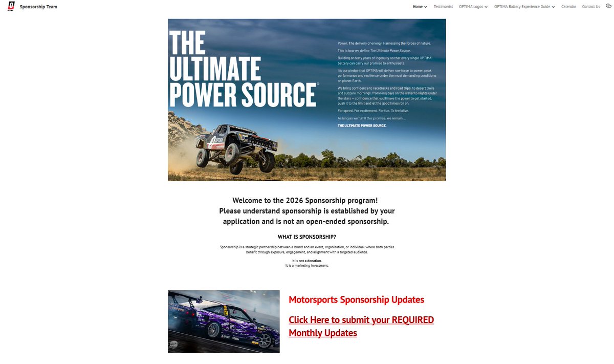 DriftDaugherty's tweet image. What an awesome thing to see this morning! Thanks @OptimaBatteries  for the spotlight moment! 

Thank you Polarity Image for the killer shot as well!
#optimabatteries #optimabattery #goodmorning