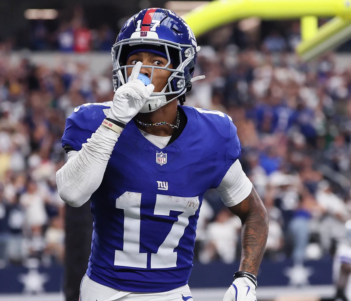The Titans will aggressively pursue Wan’Dale Robinson when free agency begins, per <a href="/Connor_J_Hughes/">Connor Hughes</a> (sny.tv/articles/giant…).

Tennessee, who leads the NFL in cap space, recently hired former Giants head coach Brian Daboll as their new OC.
